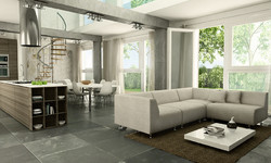 rendering interni loft